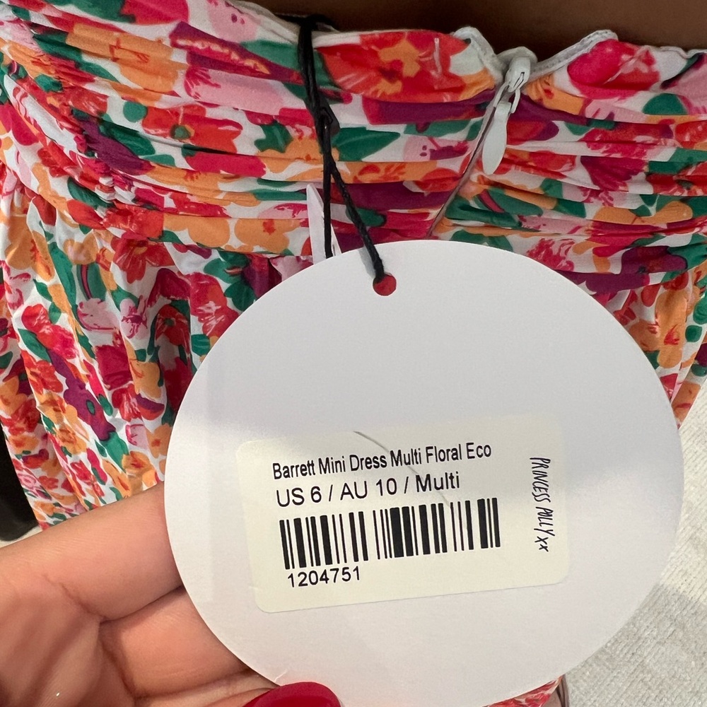 Princess Polly Mini Multi Floral Dress - Picture 2 of 5